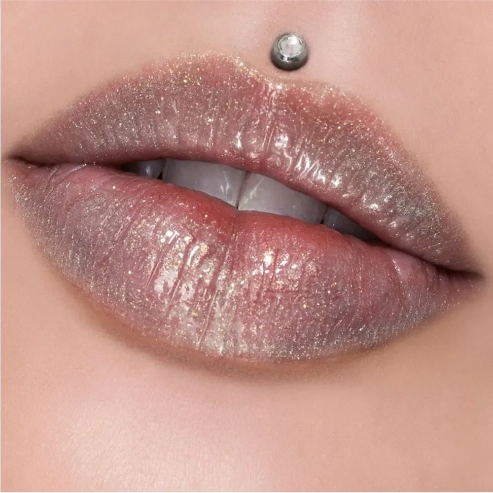 NIB Jeffree Star Silver Glimmer Glitter Coroner's Kiss Lip The Gloss
